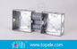 Elektrischer Metallrohr-Kasten des britischen Standard-Kästen/2-Gang mit PVC, Schalter-Kasten