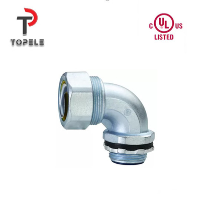 Wasserdichtes flexibles Rohr und Installations-Stahlverbindungsstück 90 Grad-Winkel