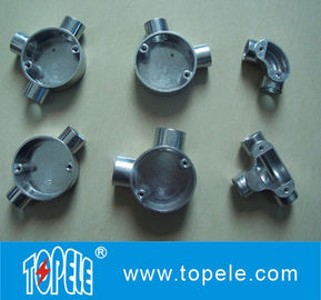 Wechselseitiger durchgehender kreisförmiger formbarer Aluminiumanschlusskasten TOPELE BS, galvanisierte elektrische Rohr-Installationen